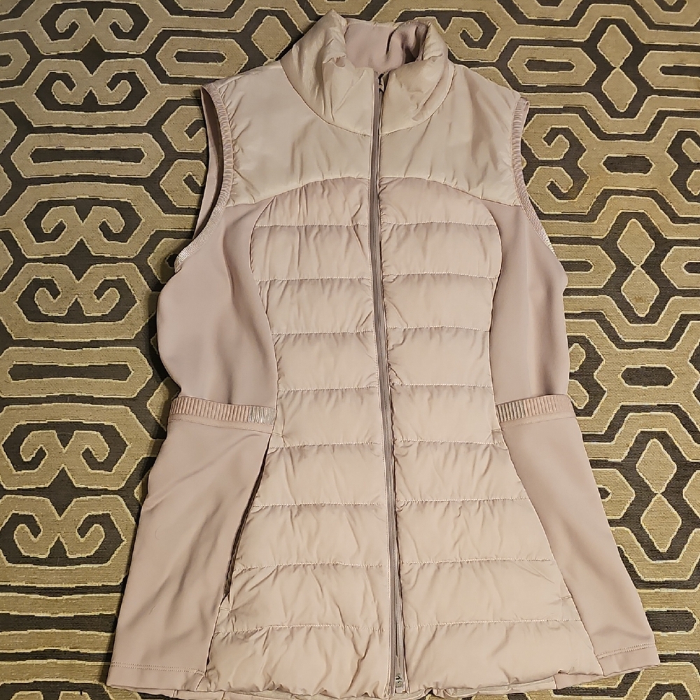 Lululemon Athletica Light Beige Puffer Vest
